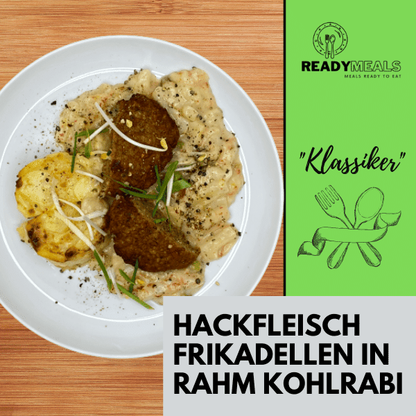 #36 Hackfleisch Frikadellen in Rahm Kohlrabi Fleisch Season Family