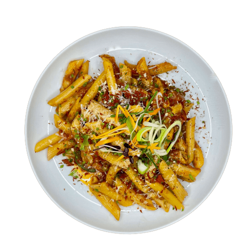 #79 Pasta "Zigeuner Art" mit Tomate, Balkangemüse & Paprika Vegetarisch Season Family