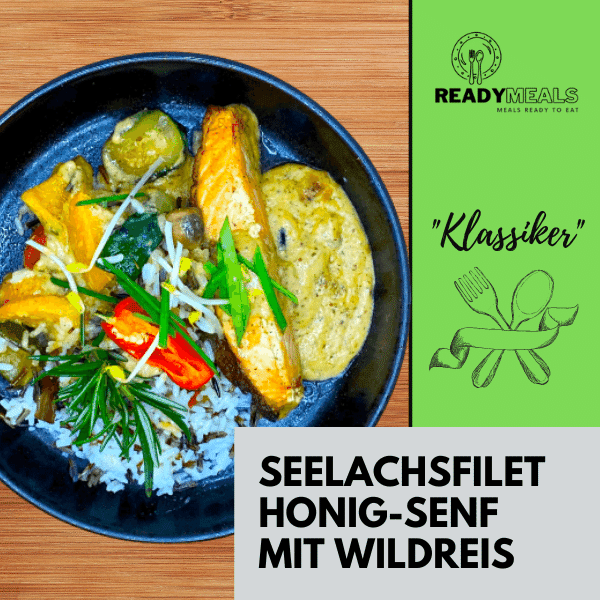 #90 Seelachsfilet Honig-Senf mit Wildreis Fisch Season Family