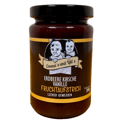 Erdbeer-Kirsche-Vanille Fruchtaufstrich Kulinarik > Fruchtaufstriche Season Family