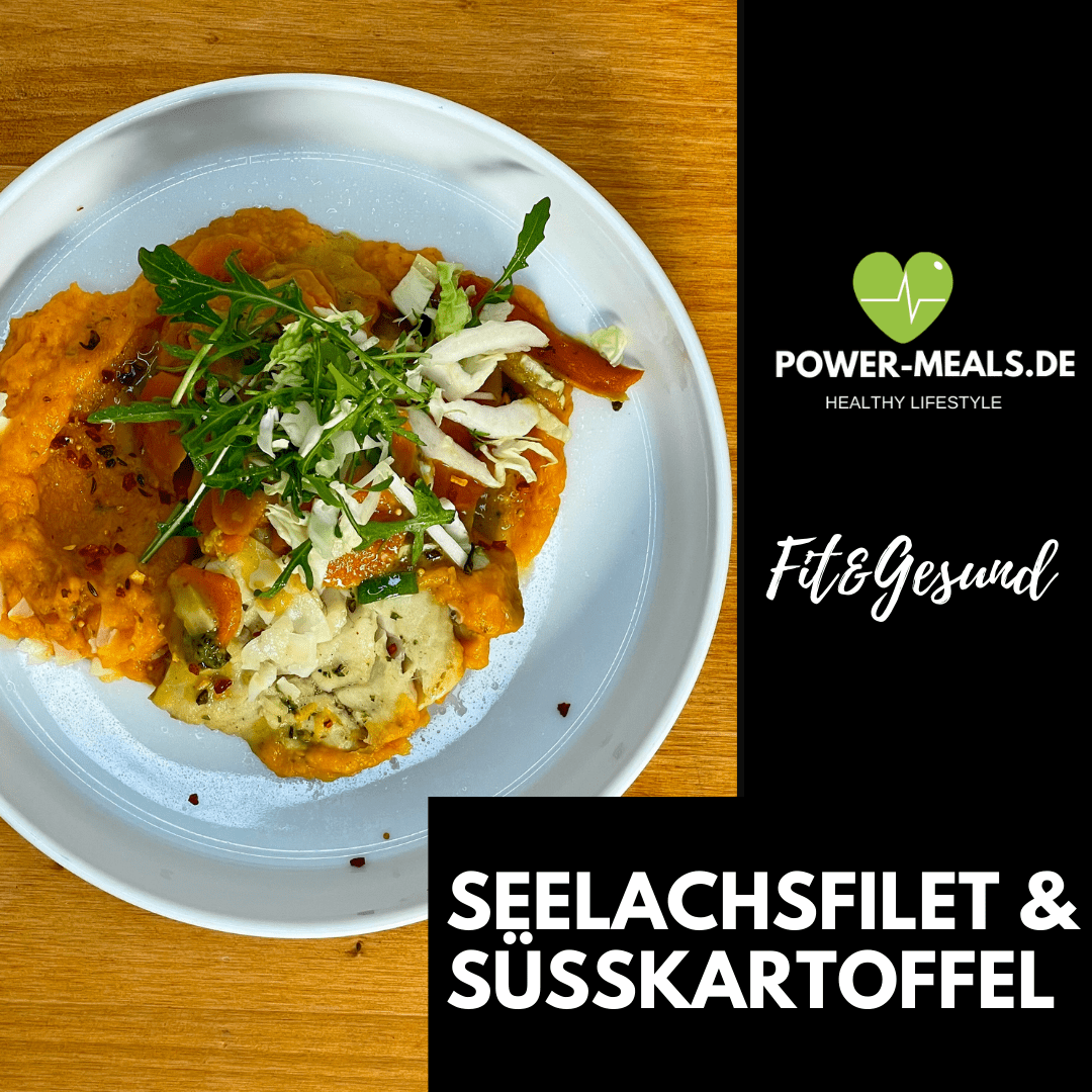 #F45 Seelachsfilet &amp; Süßkartoffelpüree