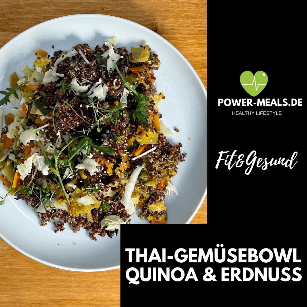 #F47 Thai-Gemüsebowl mit Quinoa & Erdnüssen Vegetarisch Season Family