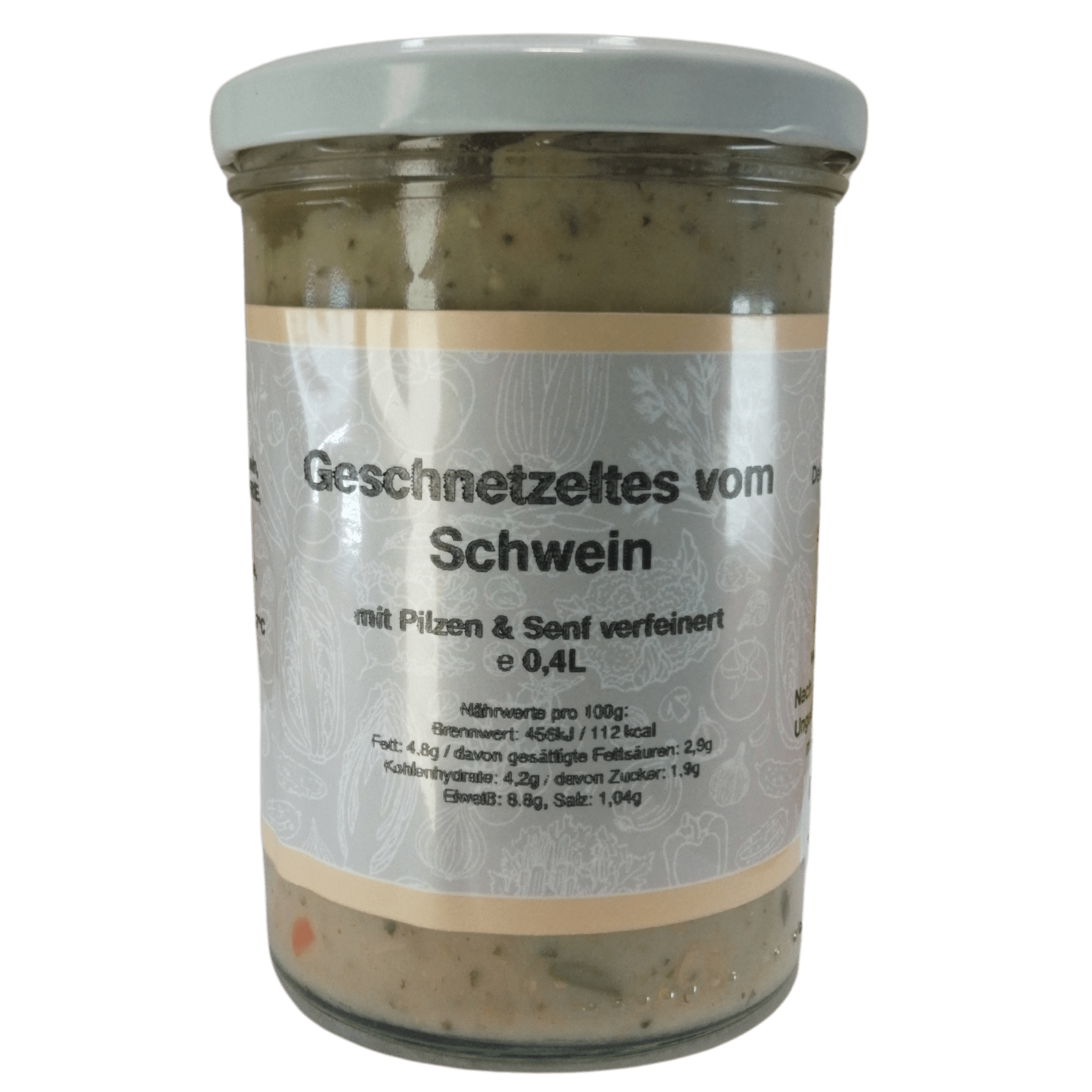 Geschnetzeltes vom Schwein mit Pilzen und Senf verfeinert Season Famil