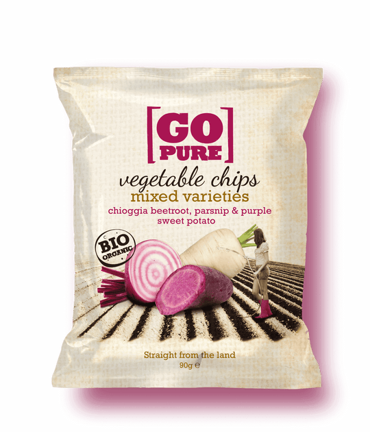Go Pure Gemüsechips Gemischte Sorten 90 g Kulinarik Go Pure 