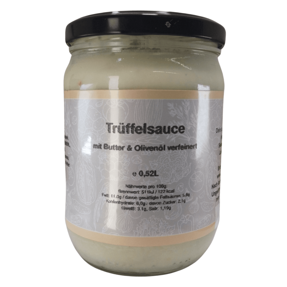 Hausgemachte Trüffelsauce mit Butter und Olivenöl Season Family 520 ml Kulinarik Season Family 