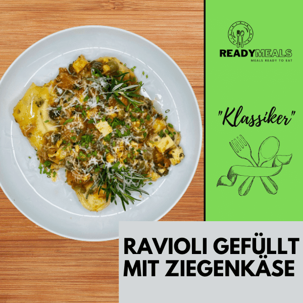 #105 Ravioli gefüllt mit Ziegenkäse Vegetarisch Season Family 