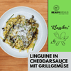 #113 Linguine in Cheddarsauce mit Grillgemüse Vegetarisch Season Family 