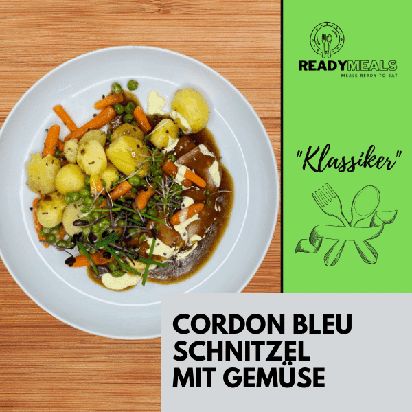 #60 Cordon Bleu Schnitzel mit Gemüse Fleisch Season Family 