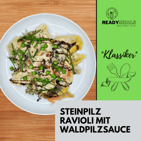 #68 Steinpilz Ravioli mit Waldpilzsauce Vegetarisch Season Family 