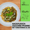 #86 Hackfleisch-Zucchini-Pfanne mit Tomatenreis & Jus Fleisch Season Family 