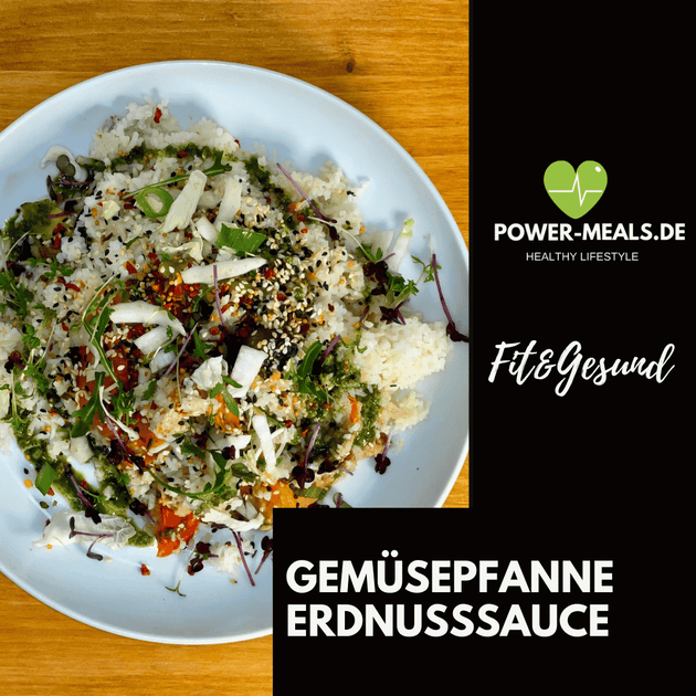 #F46 Gemüsepfanne mit Erdnusssauce Vegetarisch Season Family 