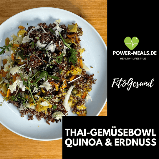 #F47 Thai-Gemüsebowl mit Quinoa & Erdnüssen Vegetarisch Season Family 