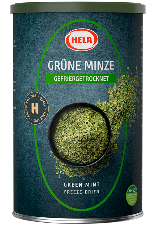 Hela Grüne Minze gefriergetrocknet Kulinarik HELA Gewürze 